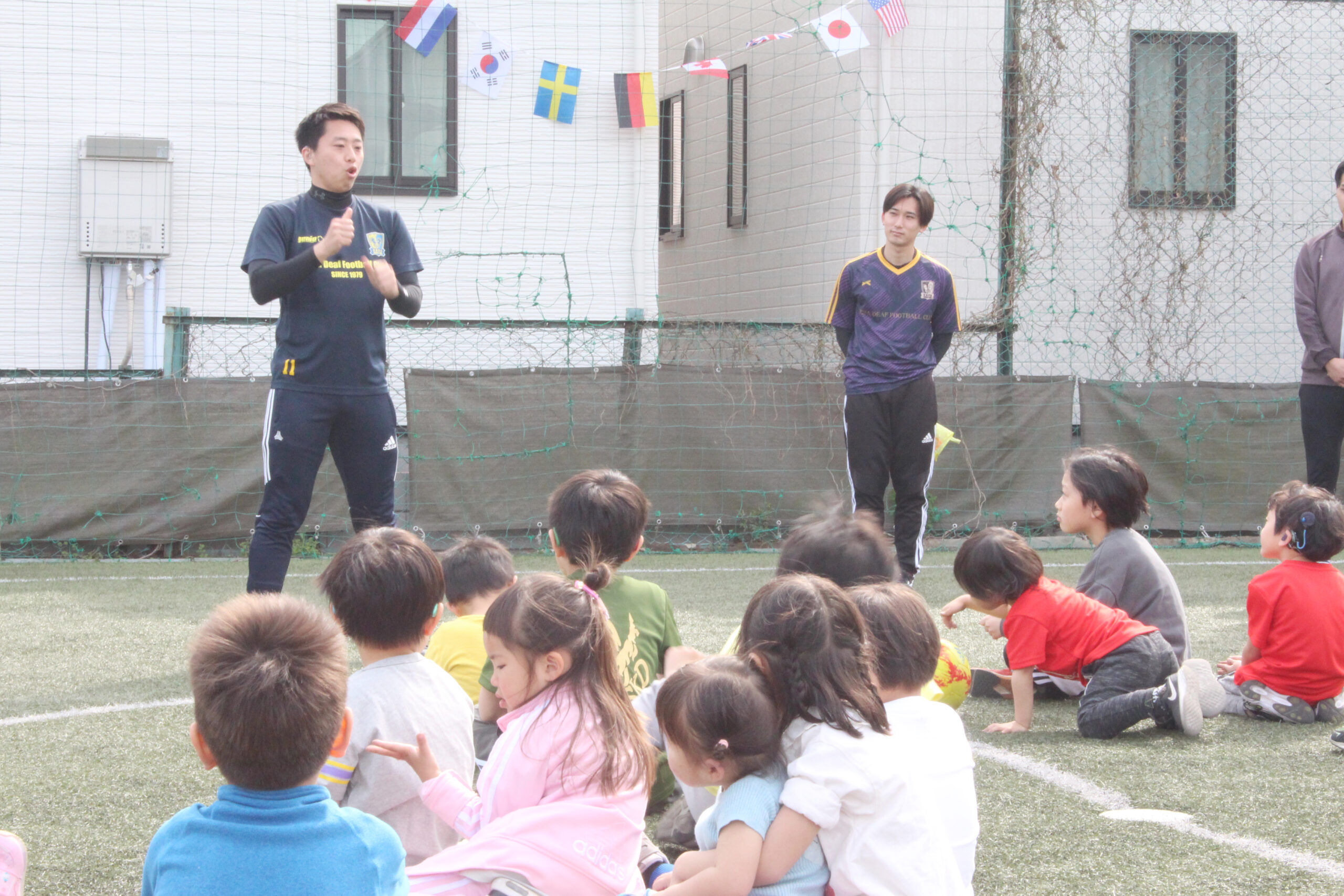 サッカーの様子