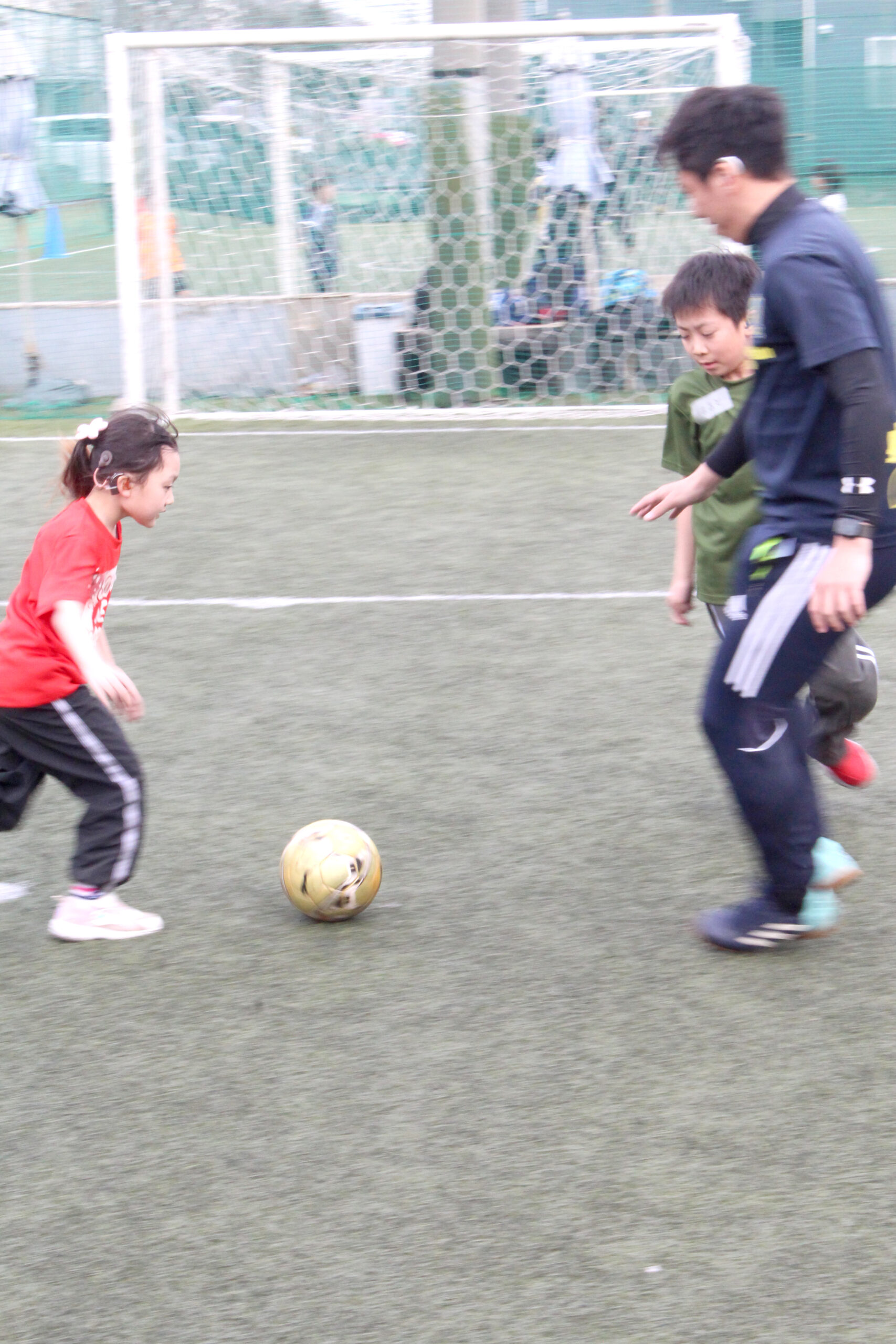 サッカーの様子