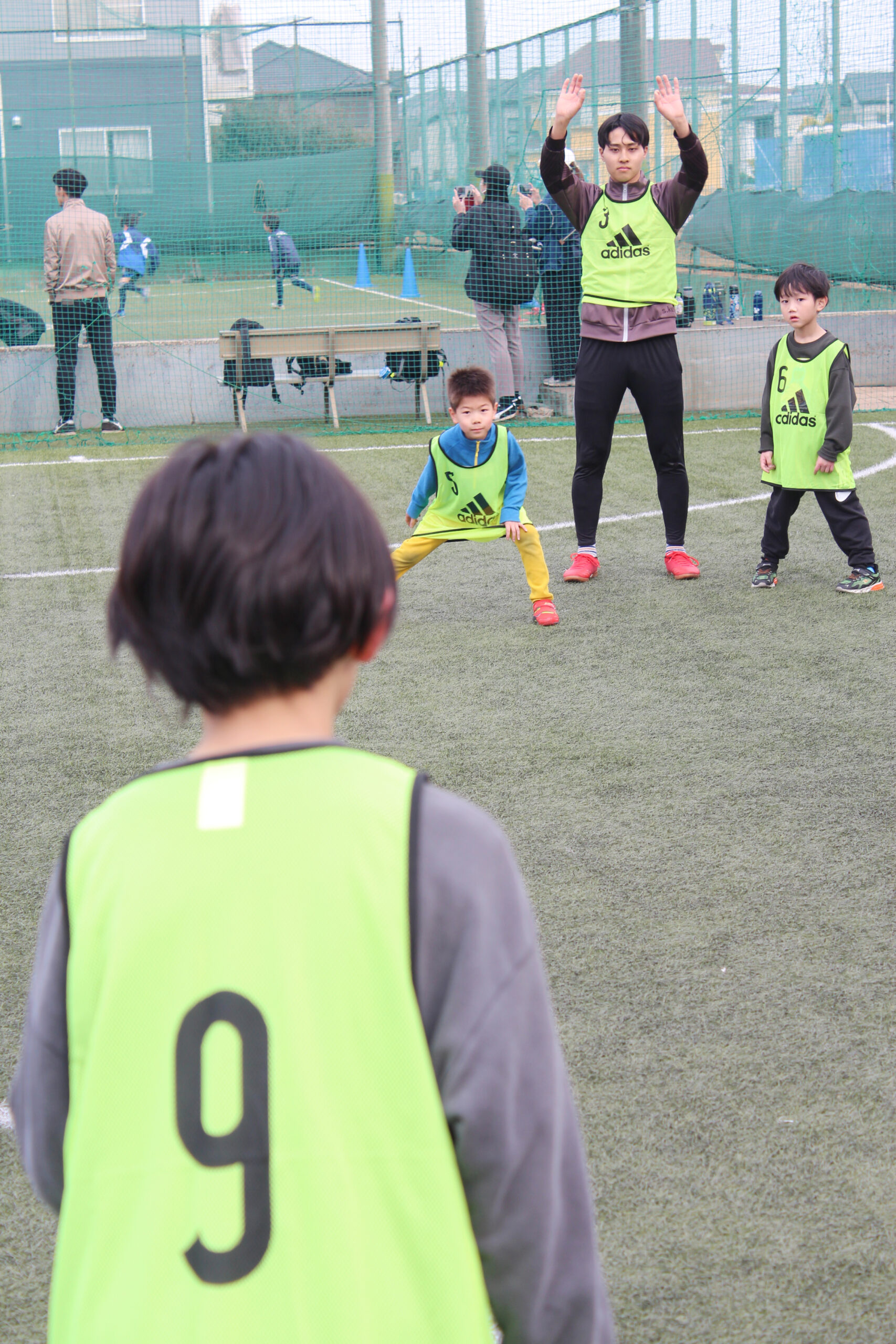 サッカーの様子